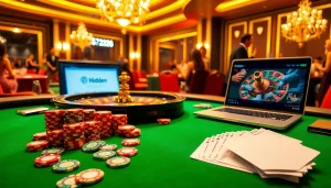 Experience a thrilling game night at the casino with hidden wiki 2026 highlighted on an elegant laptop screen.