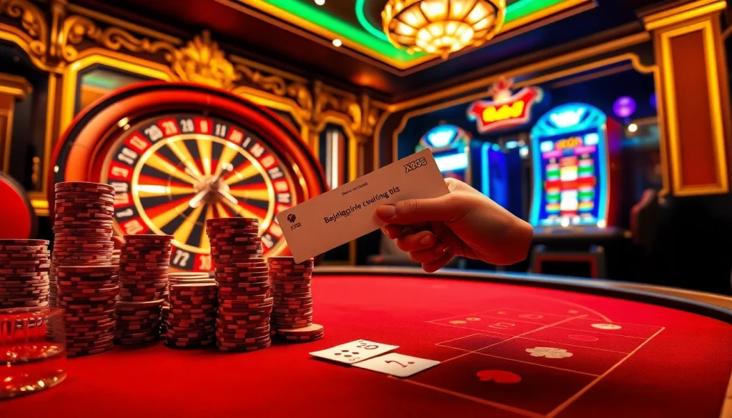Betting excitement at a lively casino table featuring xx88 poker chips and a roulette wheel.