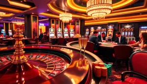 Experience high-stakes excitement at https://thabet.vegas/ with an elegant casino roulette scene.