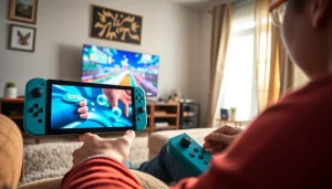 Nintendo Switch 2 reviews showcase gaming experience with vibrant visuals and cozy setup