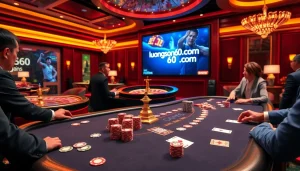Experience thrilling poker action at luongsontv60com with vibrant casino visuals and immersive gameplay.