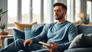 男性のリラックスと快適さを重視したスタイリッシュなリカバリーウェアがおすすめです。