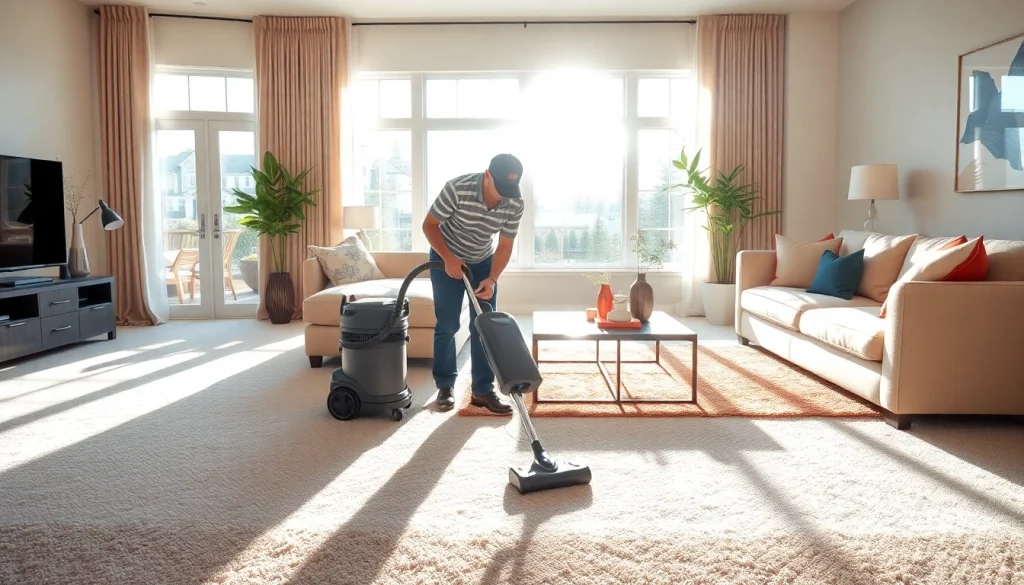 Efficient carpet cleaners Roseville CA restoring cleanliness in a bright living room.