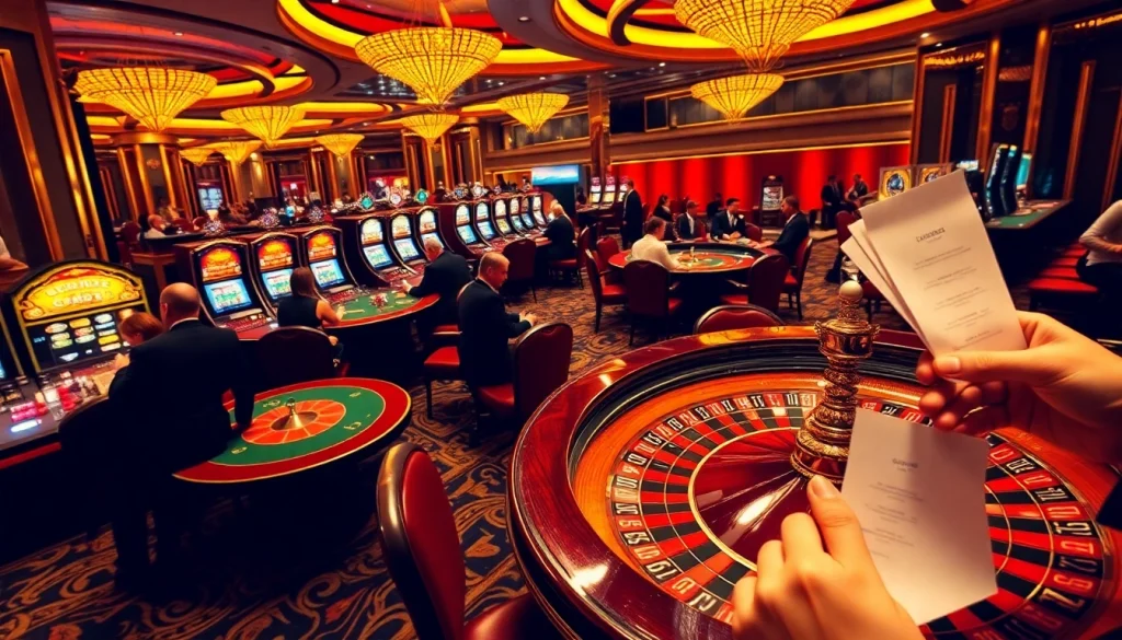Dive into the thrill of gaming at ARESGACOR with vibrant casino tables and high-stakes betting actions.
