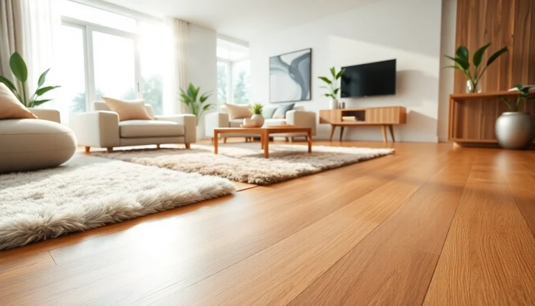 Install stunning vinyl flooring to elevate your modern interior design.