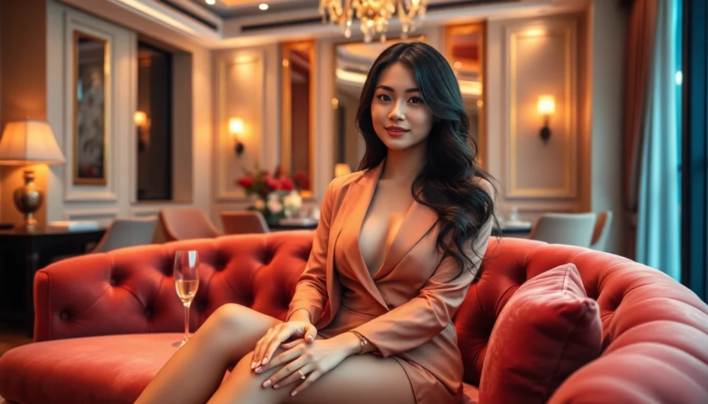 Experience elegance and charm with a premium Singapore escort in a luxurious setting.