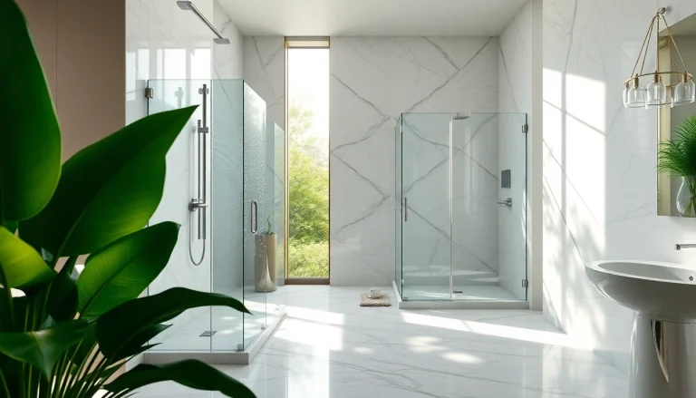 Experience modern elegance with luxurious elegant showers designed for relaxation and style.