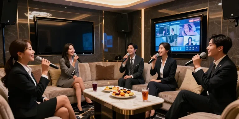 강남쩜오 프리미엄 가라오케에서의 고급스러운 사교 경험